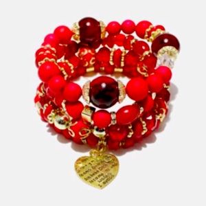 Stretch stack bracelets sets.